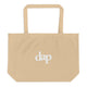 dap large organic eco tote bag (khaki)