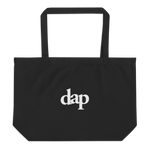 dap large organic eco tote bag (black)