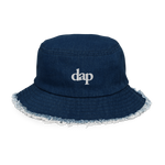 dap fray denim bucket hat (classic)