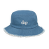 dap fray denim bucket hat (light)