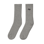 dap embroidery socks (grey)