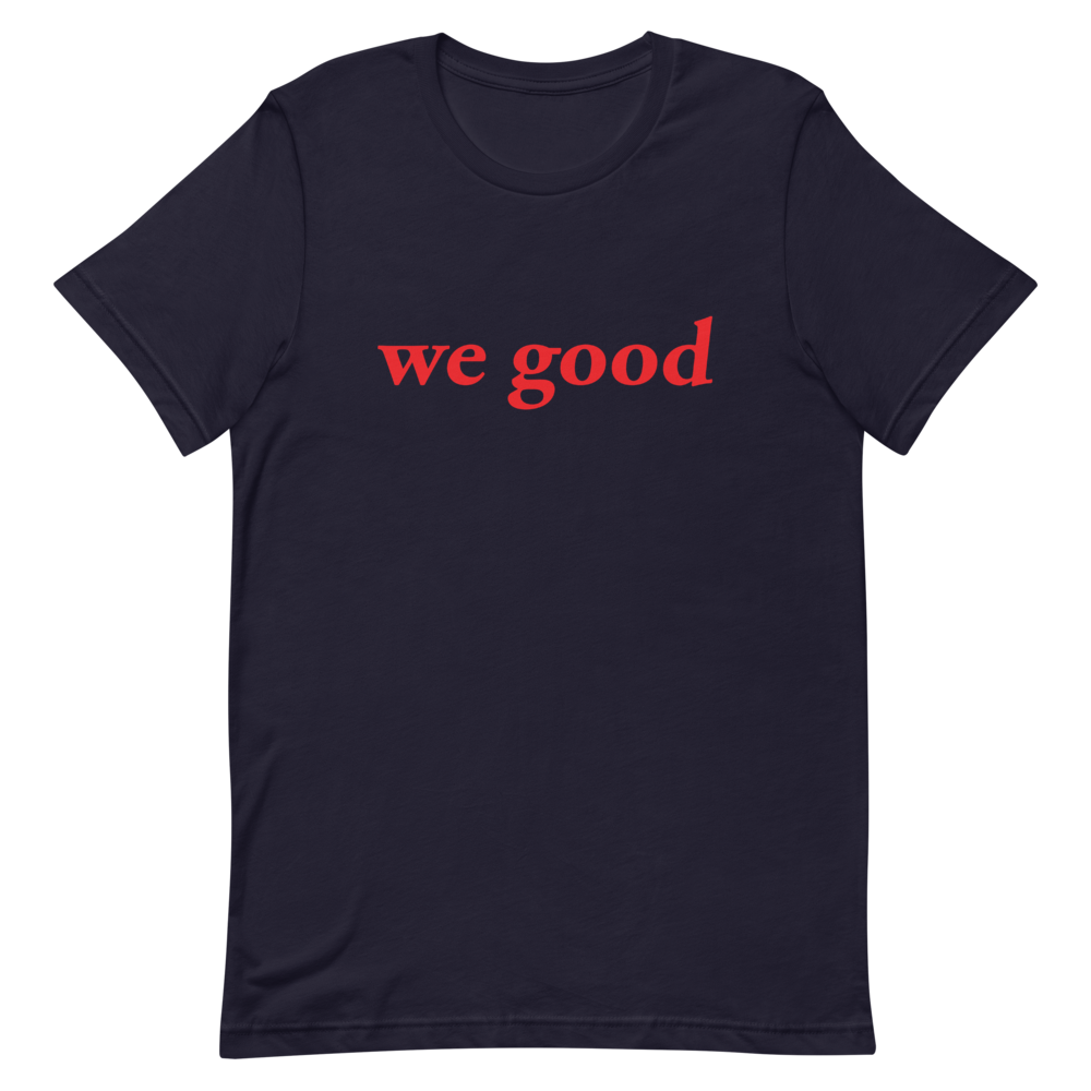 we good tee (navy)