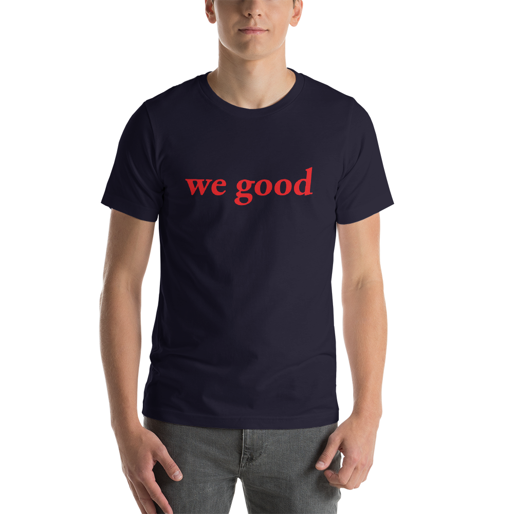we good tee (navy)