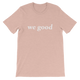 we good tee (heather prism peach)