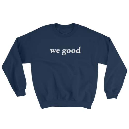 we good sweatshirt (navy)