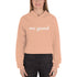 we good crop hoody (peach)