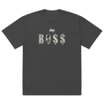 BO$$ oversized faded t-shirt (black)