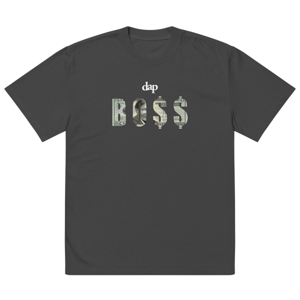 BO$$ oversized faded t-shirt (black)