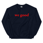 red we good sweatshirt (colors)