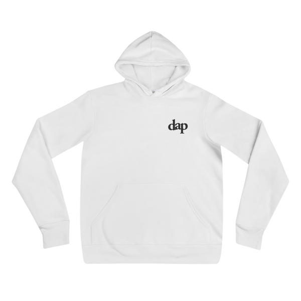 dap fleece hoody (white)