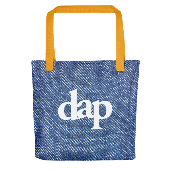 dap denim tote (yellow)