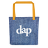 dap denim tote (yellow)