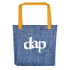 dap denim tote (yellow)