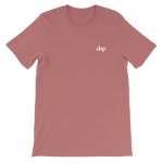 dap embroidery tee (mauve)