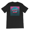 same wave back tee (black)