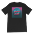 same wave back tee (black)