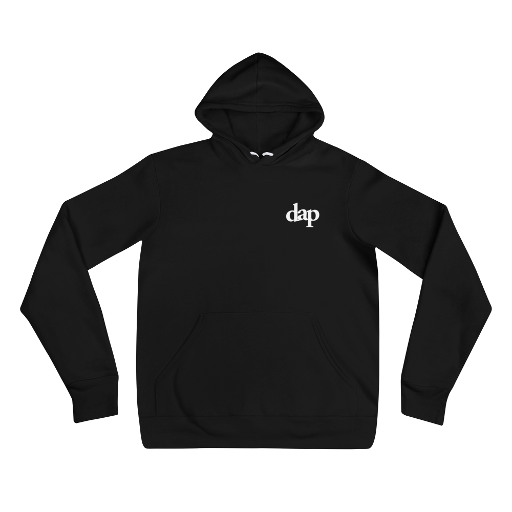 dap fleece hoody (black)