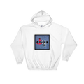 dap denim flannel box hoodie (white)