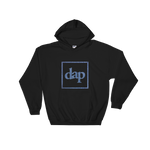 dap denim box hoodie (black)