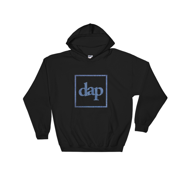 dap denim box hoodie (black)