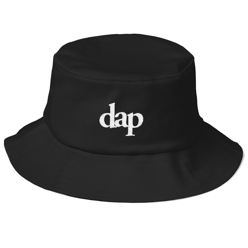 dap bucket hat (black)