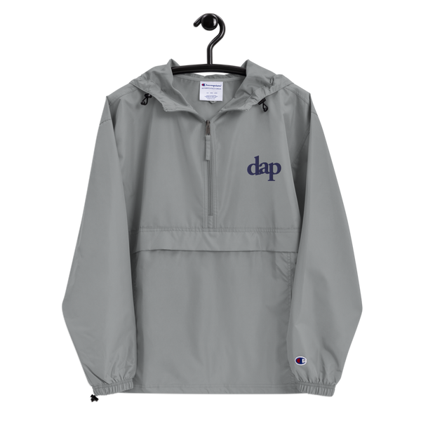 dap embroidered champion packable jacket