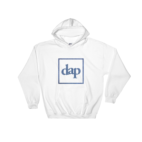 dap denim box hoodie (white)