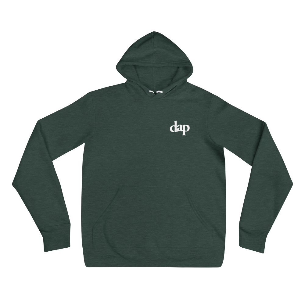dap fleece hoody (heather forest)