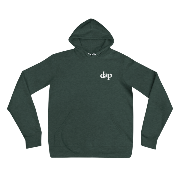 dap fleece hoody (heather forest)