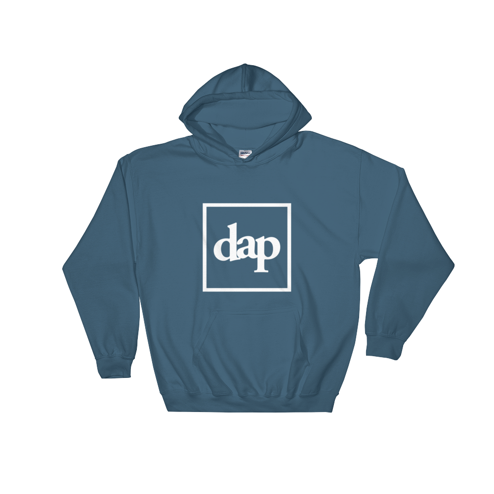 dap box hoodie (indigo blue)