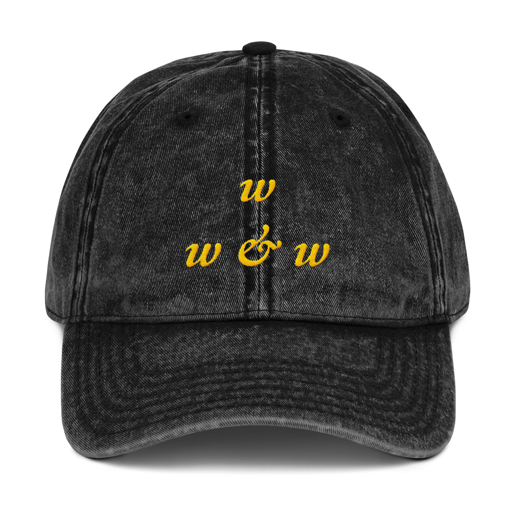ww&w vintage dad hat