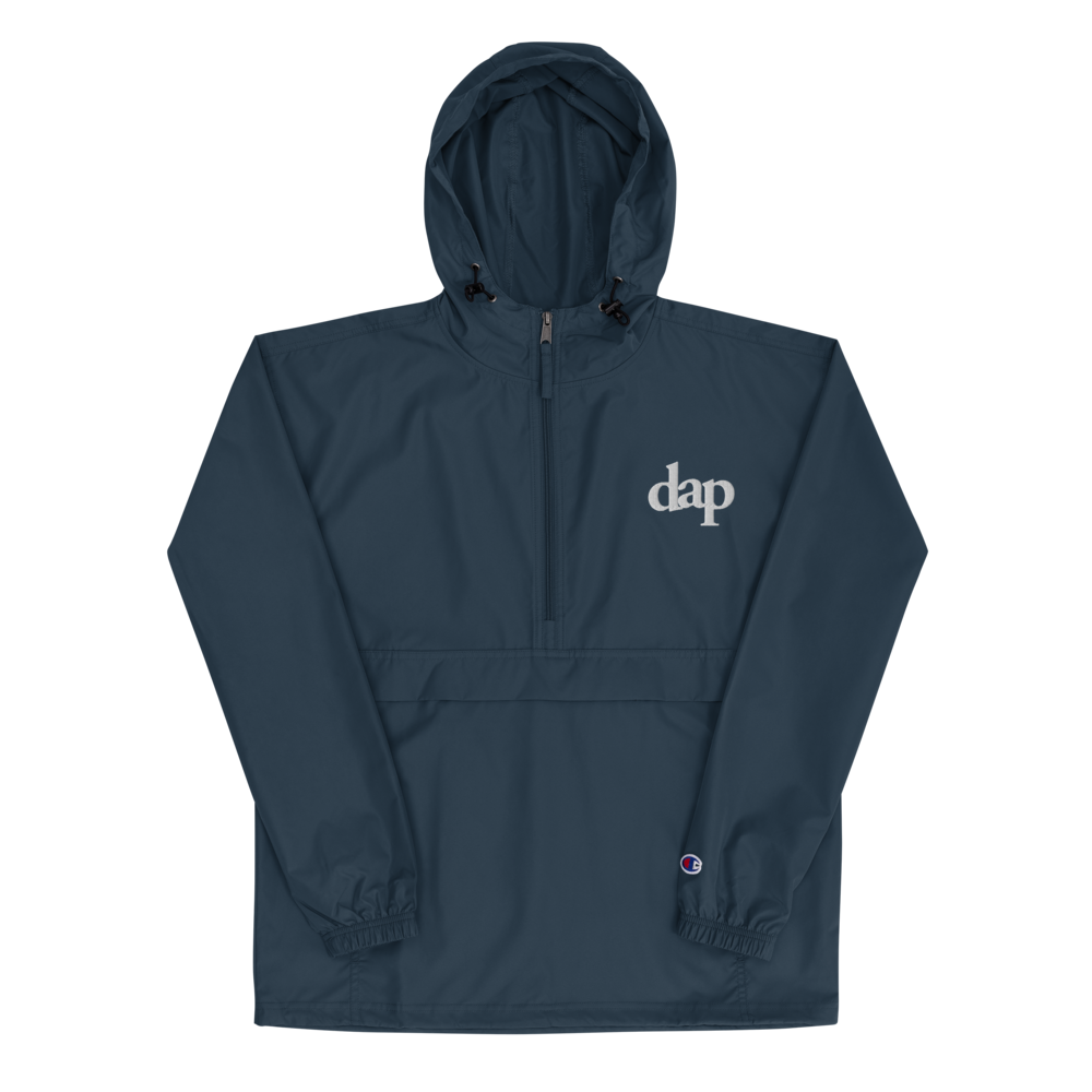 dap x champion packable jacket (navy)