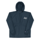 dap embroidered champion packable jacket (navy)