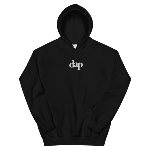 dap embroidery hoody (black)