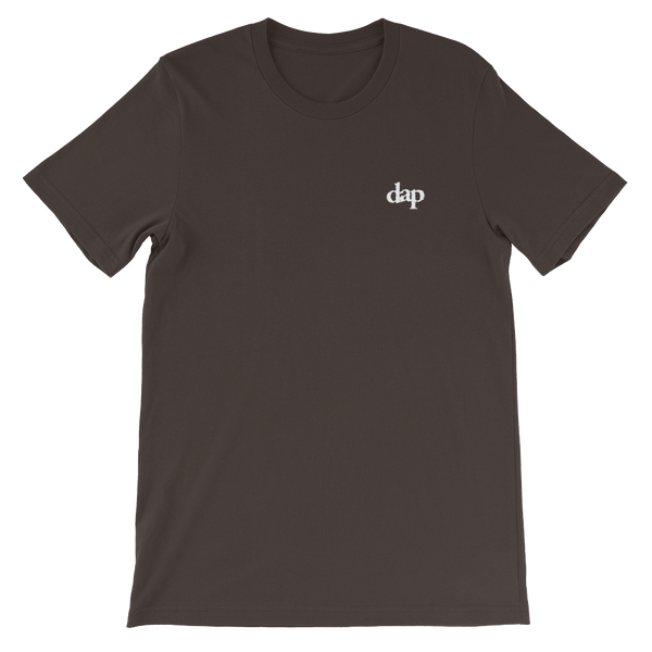 dap embroidery tee (brown)