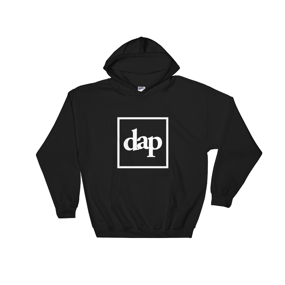 dap box hoodie (black)
