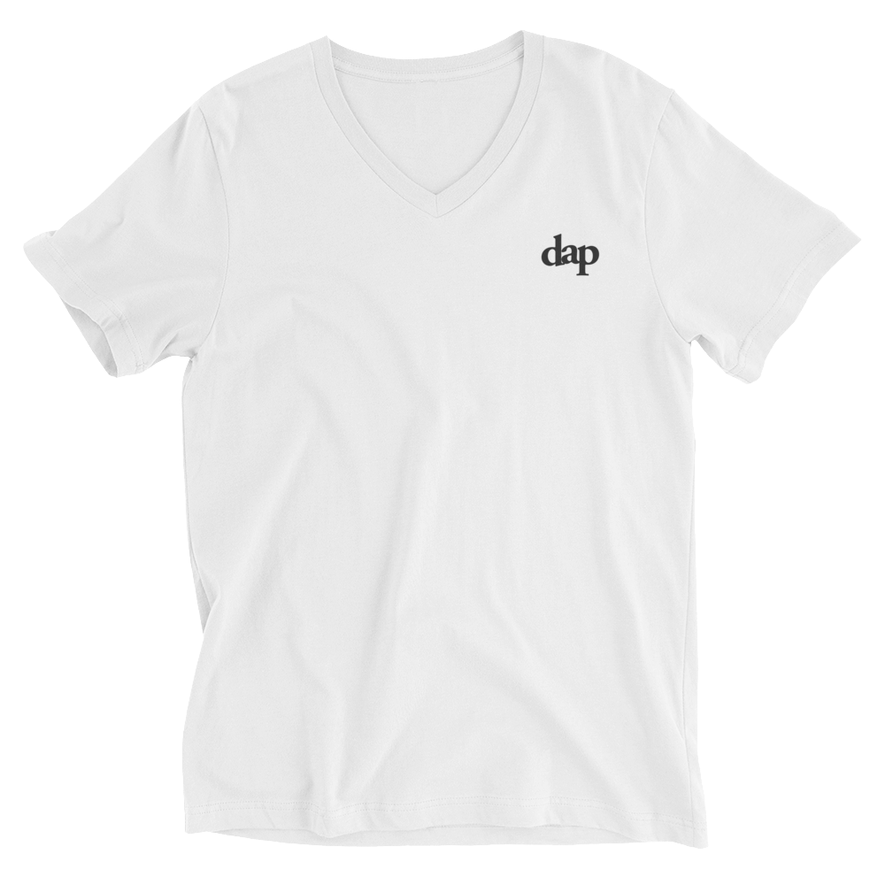 dap v-neck tee (black)