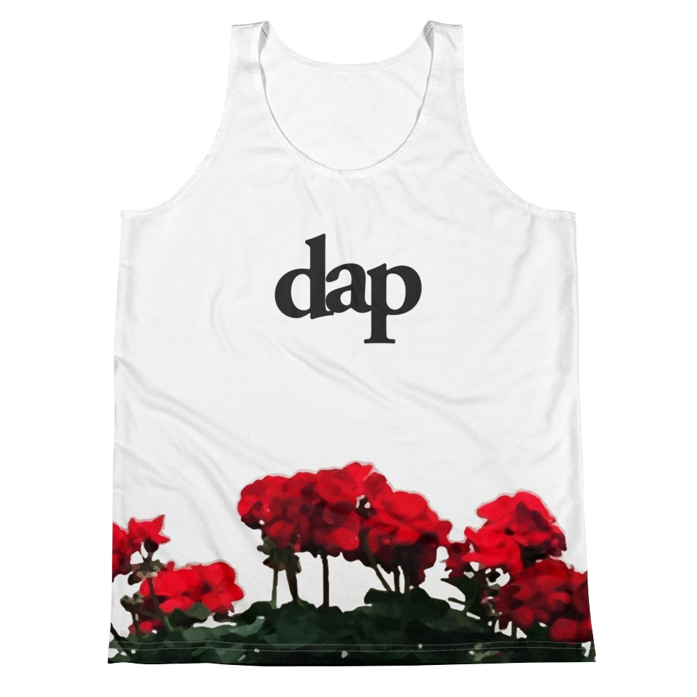 dap floral hem tank