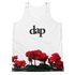 dap floral hem tank (white)