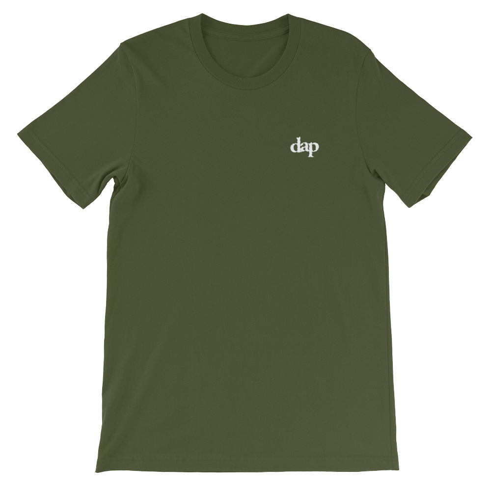 dap embroidery tee (olive)