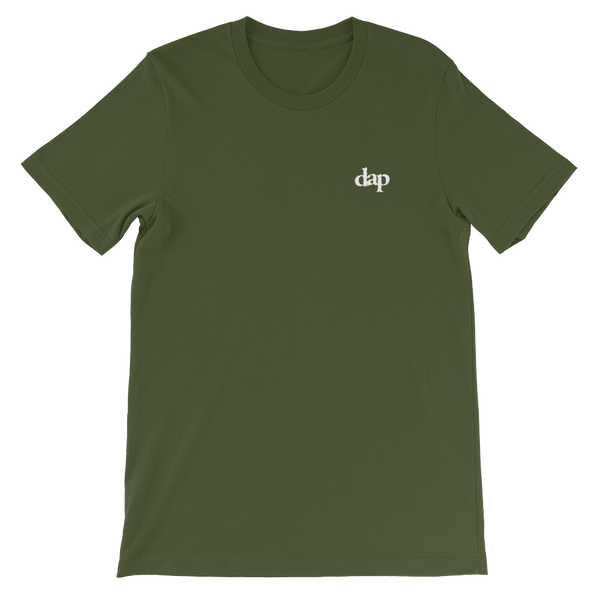 dap embroidery tee (olive)