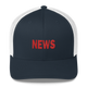 NEWS trucker cap (navy & white)