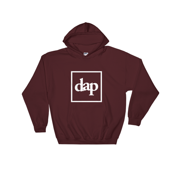 dap box hoodie (maroon)