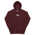 dap embroidery hoody (maroon)