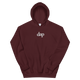 dap embroidery hoody (maroon)