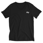 dap v-neck tee (black & white)